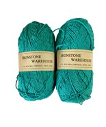 Ironstone Warehouse Butterfly Yarn Teal Lot of 2 Cotton Rayon 100g 218 yds - €8,47 EUR