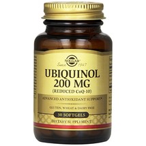 Solgar Ubiquinol with Reduced CoQ-10 Supplement, 200 mg, 30 Count - $38.99