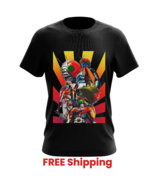 KAMEN RIDER Group Round Neck Black T-Shirt Unisex Short Sleeve All Sizes... - $29.39+