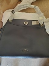 COACH 36855 DKNAV TURNLCK EDIE DARK NAVY (New without Tags) - £178.55 GBP