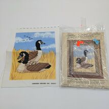 CANADA GEESE Counted Cross Stitch  Vntg 5x7 Candamar Something Special C... - €6,10 EUR