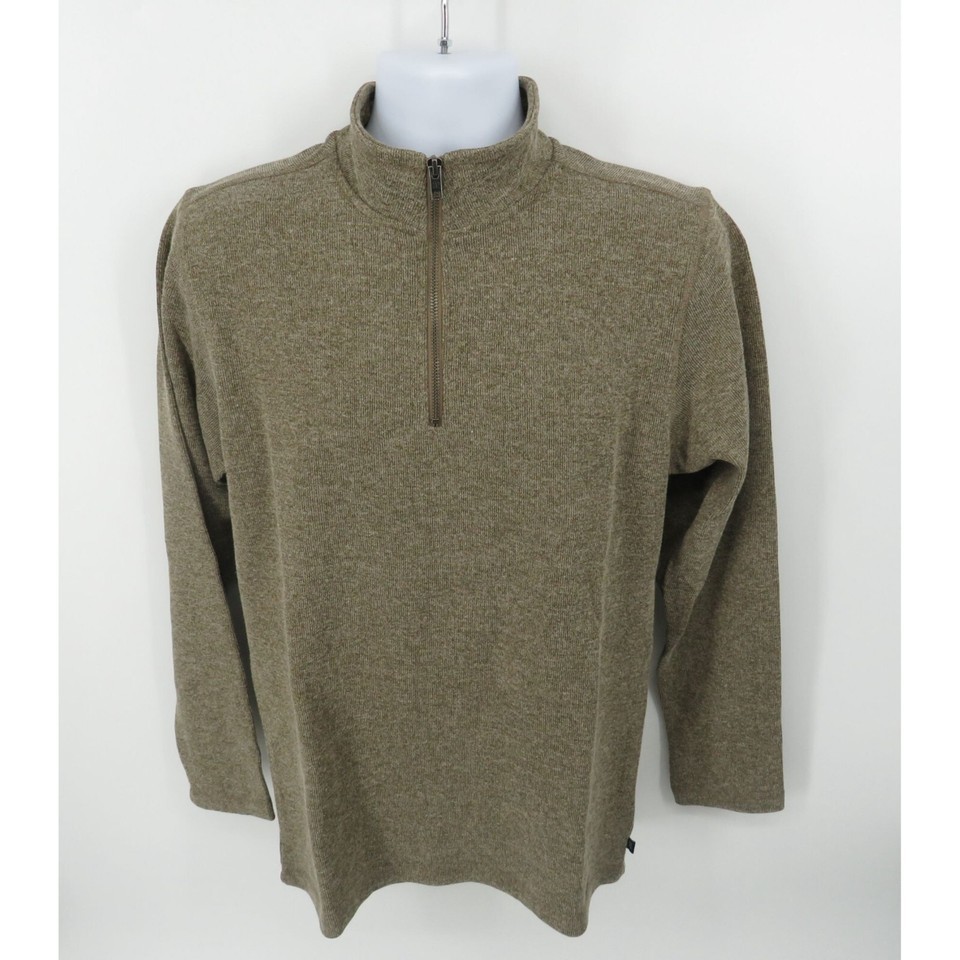 Gap Men&#39;s Half Zip Pullover Brown Sweater Small NWT - $20.90