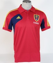 Adidas ClimaCool MLS Real Salt Lake Red Short Sleeve Polo Shirt Men&#39;s NWT - $74.99