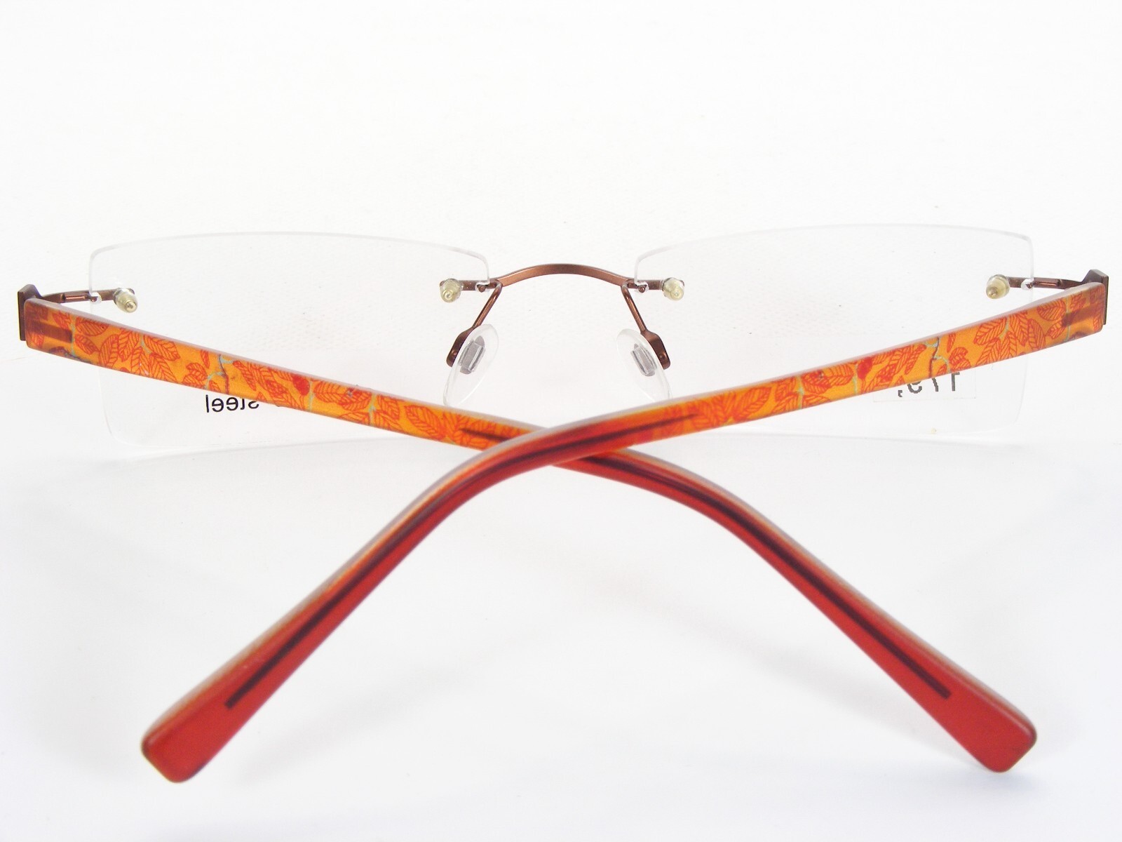 Vintage OU 04.835.03 Mat Marron Unique Rare Lunettes 51-19-138mm Item image 5