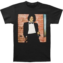 Michael Jackson Men&#39;s MJ Off The Wall Closeup T-Shirt Large Black - £18.40 GBP