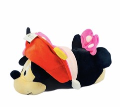 Flipazoo Walt Disney stuffed animal plush Mickey Minnie Mouse reversable... - $17.77