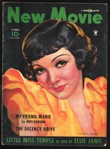 New Movie 10/1934-Claudette Colbert-Clark Gable-Mae West-Lupe Velez-Irene Dun... - £91.67 GBP