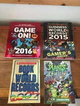Lot of Guinness BOOK OF WORLD RECORDS Gamer’s Edition 2015 &amp; 2016 Plants vs. Zom - £6.75 GBP