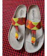 African art open shoes  - $35.00