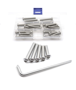 25Pcs M8 Torx Tamper Proof Screws Kit with T40 Wrench, Stainless Steel, M8 - $35.85 CAD