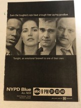 NYPD Blue Tv Guide Vintage Print Ad Dennis Franz Rick Schroder Tpa8 - $5.93