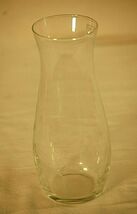 Pasabahce Quality Glass Vase Etched Flower Designs Made in Turkey Tag 7" - $16.82