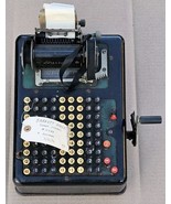 Vintage Barrett Desk Machine Adding Machine Very Early 1900s Hand Crank ... - €267,34 EUR