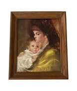 Vintage A. Pentitini Mother & Child Print – 14×16 Framed – 1960s-70s - $65.00