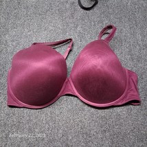 Body by Victoria Secret Bra Women 40 DDD Burgundy Underwired Perfect Shape - $17.57