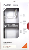 ZAGG Gear4 Santa Cruz Series Case for Apple iPhone 13 Pro Max - Clear/Black - £26.50 GBP