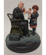 1998 Saturday Evening Post Doctor &amp; Doll Dolly Norman Rockwell Figurine ... - $602.98 MXN