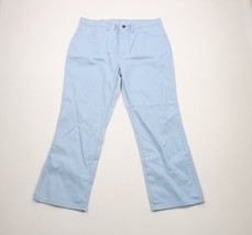 NOS Vintage 70s Streetwear Mens 38x28 Flared Wide Leg Denim Jeans Pants Blue USA - £69.95 GBP
