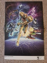 Metroid Prime 3: Corruption 15.5&#39;&#39;x11.5&#39;&#39; Double Sided Poster Samus Aran - $14.24