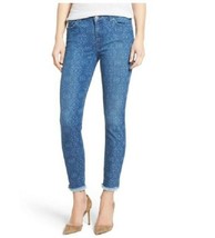 7 for All Mankind Raw Hem The Ankle Skinny Jeans Paisley Floral ( 24 ) - £70.65 GBP