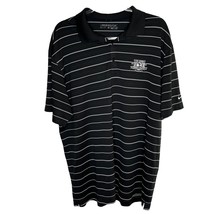 Nike Golf Dri Fit Polo Shirt XL US Open Pebble Beach 2010 Black White - £19.52 GBP