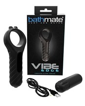 Bathmate Vibe Edge Glans Tickler Black - $37.39