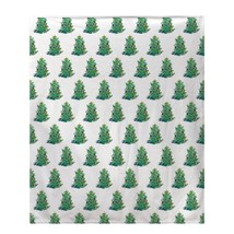 Betsy Drake Christmas Tree Fleece Throw - £55.25 GBP