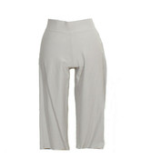 EILEEN FISHER Silver Gray Washable Stretch Crepe Slim Capri Pants PP - $137.03 CAD