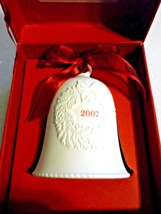 Hallmark Porcelain Bell Dated 2007 in Red Box New - $12.86