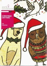 Anita Goodesign Embroidery Designs Christmas Critters - $13.55