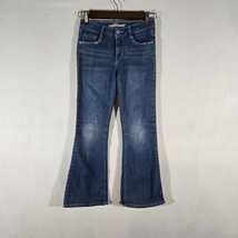 Wallflower Jeans Girls Size 10 Jeggings Low Rise Denim Color Blue - £6.75 GBP