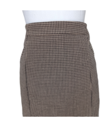 Premise Studio VTG Womens Houndstooth Pencil Skirt Size 14 Tan Black Str... - $16.11