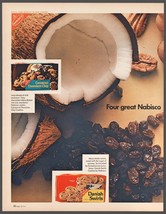 1967 Nabisco Cookies 2 Page Vintage Print Ad Chocolate Baking Pecans Wall Art - £8.20 GBP