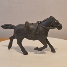 Vintage 50s Marx Roy Rogers Rodeo Horse Figure MCM Western Cowboy Trigge... - $12.56