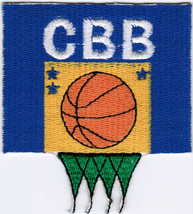 Brazil FIBA World Cup National Basketball Team Badge Iron On Embroidered Patch  - £7.98 GBP
