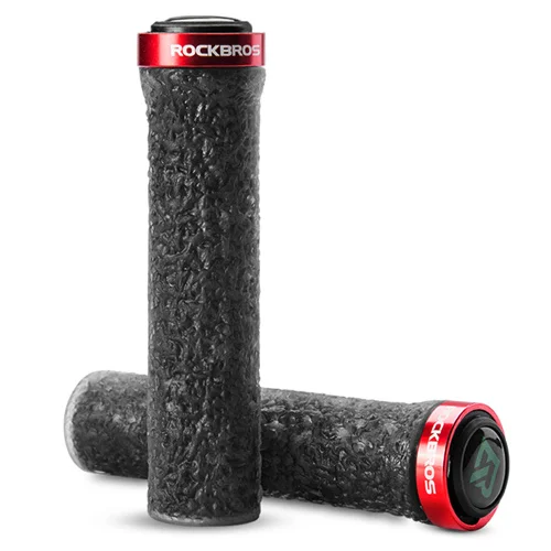 BROS Cycling Handlebar Anti-slip MTB Bicycle Grips TPE Soft Shockproof Bike Grip - $46.23