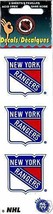 New York Rangers Official NHL Logo Okee Dokee 3 Sticker Decals USA Shipping! - £0.98 GBP