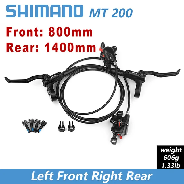 Shimano MT200 Hydraulic ke MTB Mountain Bike Disc ke Set BL-MT200 BR-MT200 Left  - £152.82 GBP