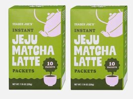 Trader Joe Instant JEJU Matcha Latte 7.76oz 220g (Two Boxes) - $29.35