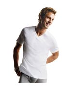 Hanes Men's ComfortSoft V-Neck Undershirt 3-Pack_White_Large - $26.03