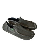 Sanuk Mens Shoes Rounder Loafer Slip On Gray Beach Casual Comfort Sz 14 - £23.01 GBP