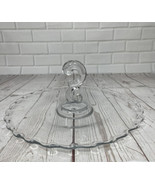 Fostoria Century Round Tidbit Tray Centerpiece Clear Glass Handle 11.5&quot;  - $32.28 CAD