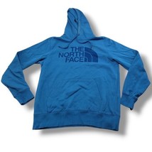 The North Face Sweatshirt Size Medium Graphic Print Hoodie Pullover Blue... - $35.83