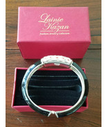 Lainie Kazan Expandable Crystal &amp; Enamel Bangle Bracelet (NEW) - £15.55 GBP