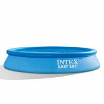 Intex 28116EH 10 X 2 Foot Easy Set Inflatable Circular Vinyl Swimming Pool, Blue - £77.64 GBP