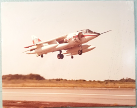McDonnell Douglas AV-8B Harrier Art Marines Foam Board Publicity 1970s - $18.95