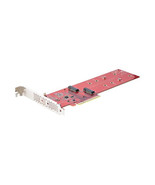 Startech DUAL-M2-PCIE-CARD-B DUAL M.2 PCIE SSD ADAPTER CARD MKEY AHCI NV... - €122,01 EUR