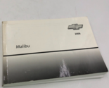2006 Chevrolet Malibu Owners Manual Handbook OEM L02B14081 - $19.79