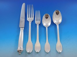 Cannon Handle by Boin-Taburet French 950 Silver Flatware Set Service Paris 22 pc - £3,125.88 GBP