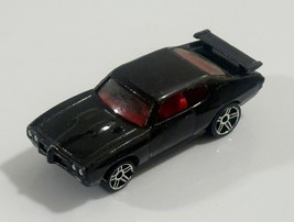 1995 Matchbox 1970 Pontiac GTO Black With Red Interior - $2.96